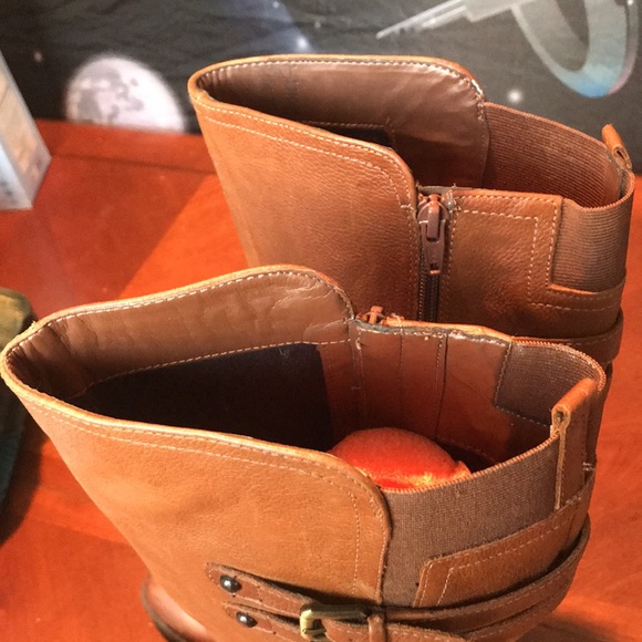 Naturalizer brown leather riding boots size 7.5M - Picture 9 of 16